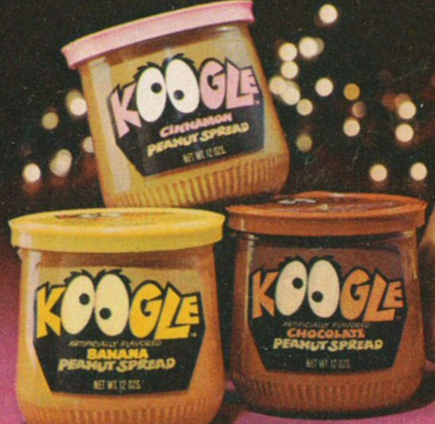 koogle peanut butter - Koogl Cinnamon Peanut Spread Net Wt 12 02% Koogle Koogle Artificially Flavored Banana Peanut Spread Artificially Funworks Chocolate Peanut Spread Net Wt 12 025 Net Wt 12 075